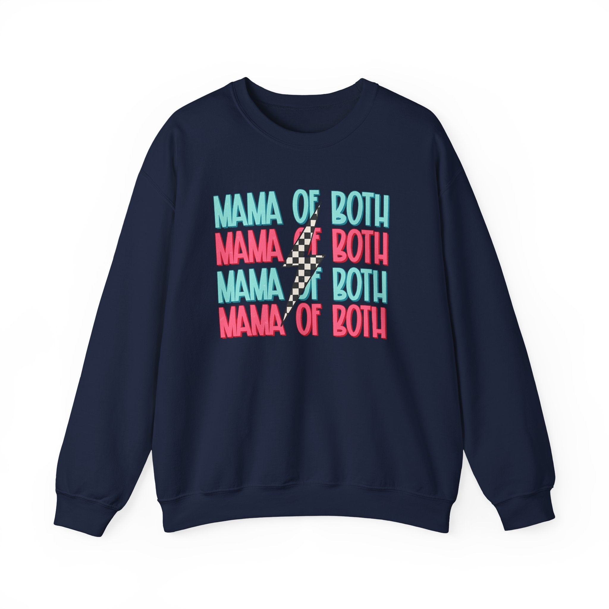 MAMA OF BOTH- Unisex Heavy Blend™ Crewneck Sweatshirt
