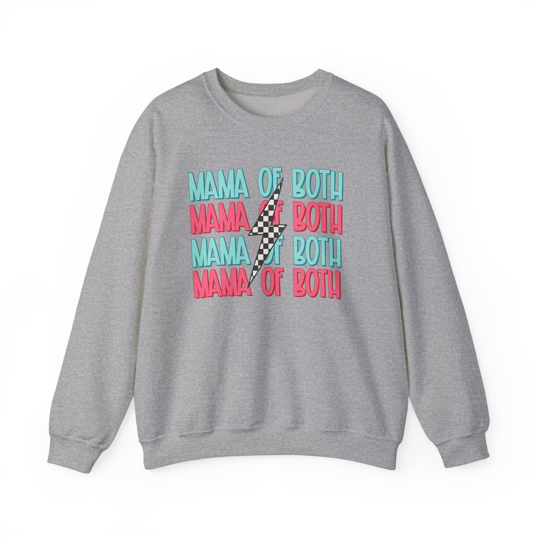 MAMA OF BOTH- Unisex Heavy Blend™ Crewneck Sweatshirt