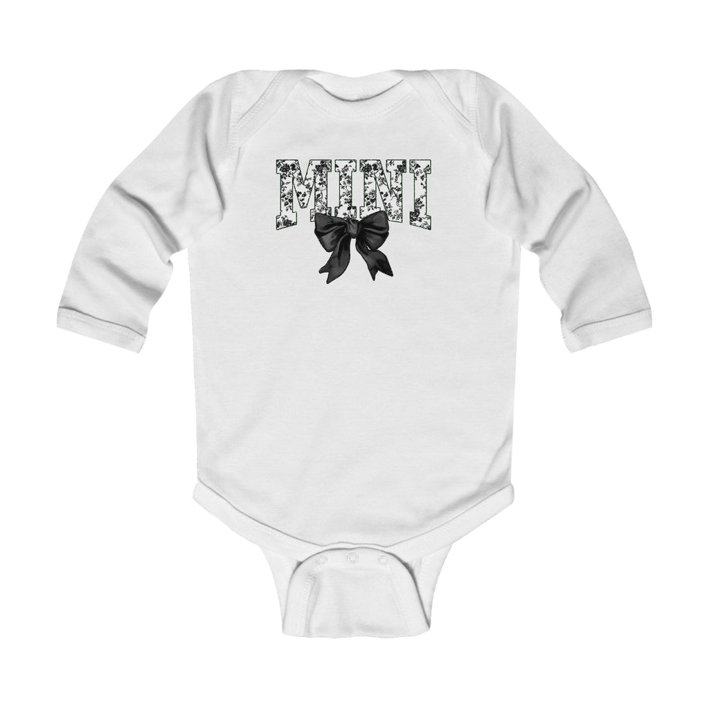 MINI- Infant Long Sleeve Bodysuit