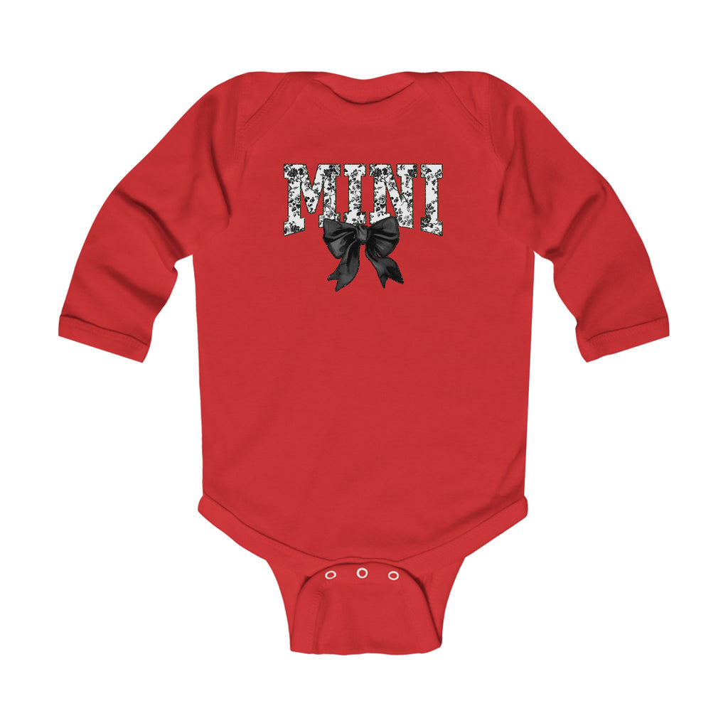 MINI- Infant Long Sleeve Bodysuit