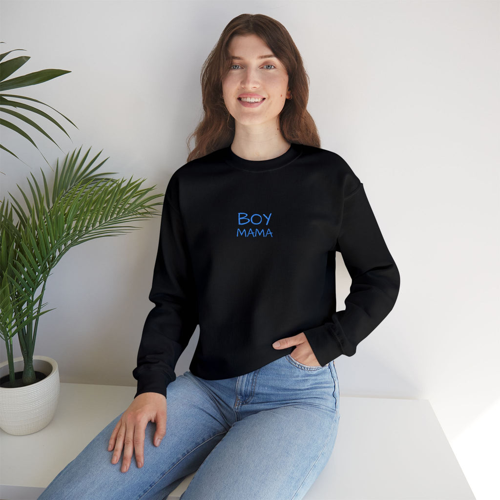 Boy Mama- Unisex Heavy Blend™ Crewneck Sweatshirt