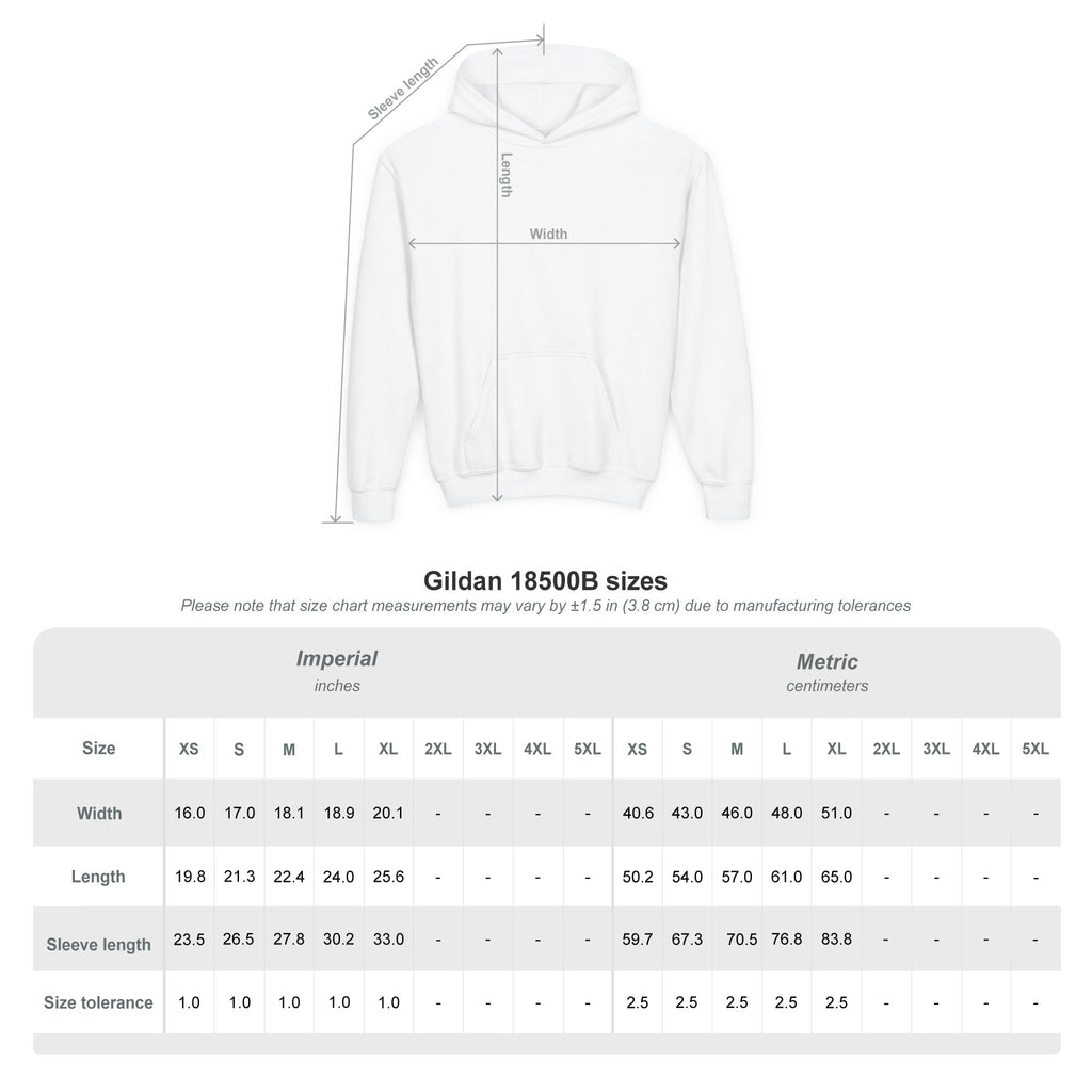 MINI- Youth Heavy Blend Hooded Sweatshirt