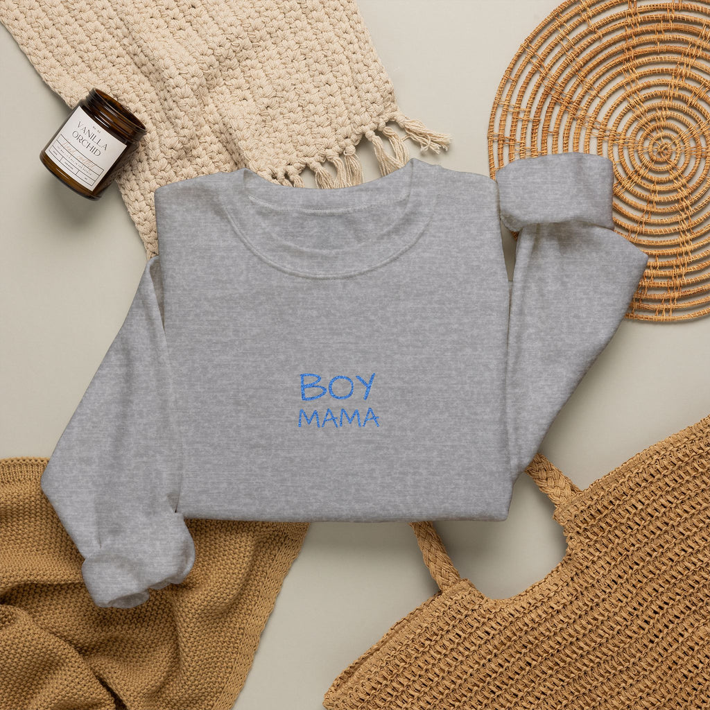 Boy Mama- Unisex Heavy Blend™ Crewneck Sweatshirt