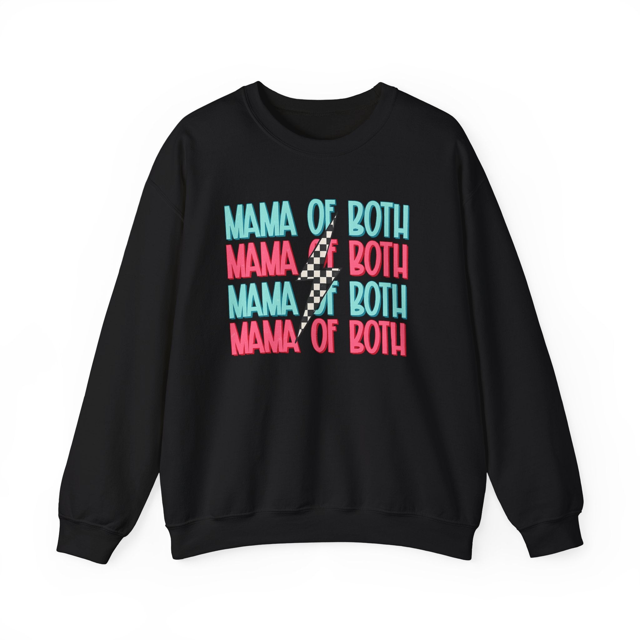 MAMA OF BOTH- Unisex Heavy Blend™ Crewneck Sweatshirt
