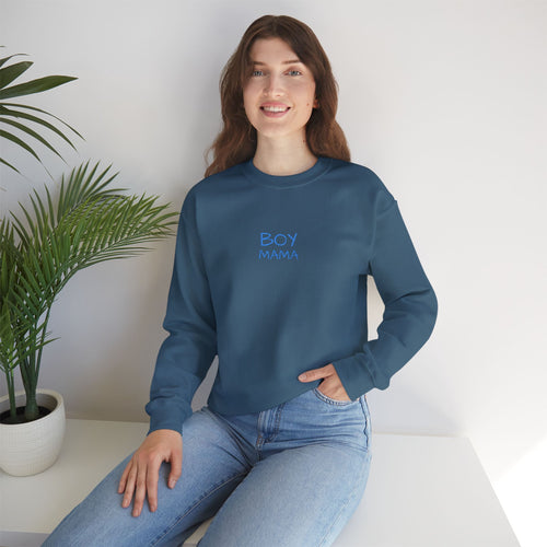 Boy Mama- Unisex Heavy Blend™ Crewneck Sweatshirt