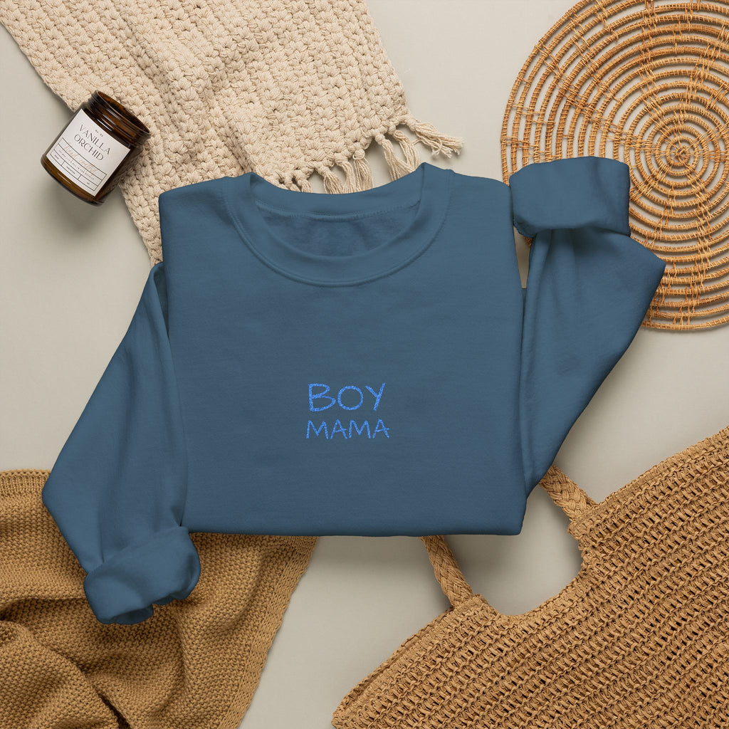 Boy Mama- Unisex Heavy Blend™ Crewneck Sweatshirt