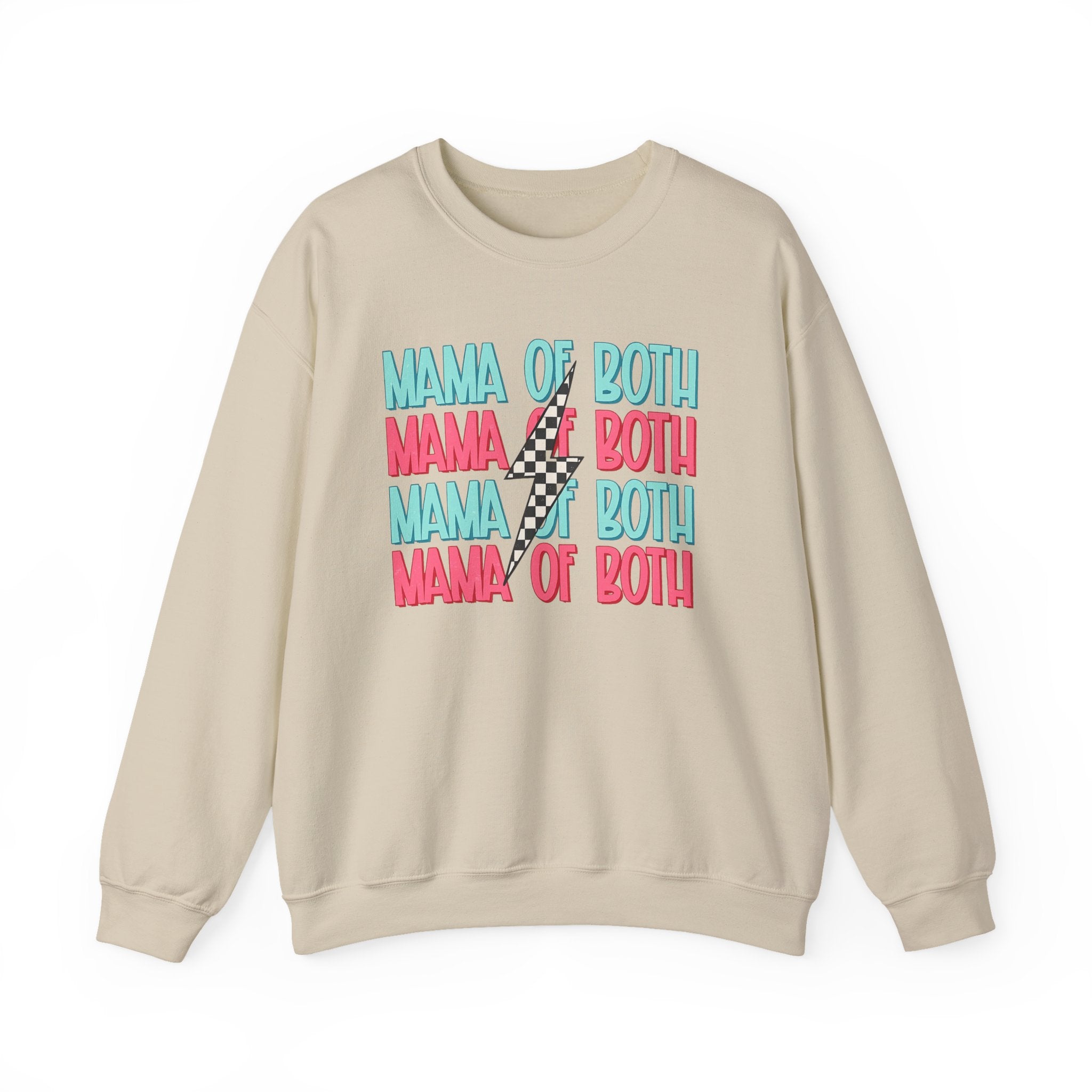 MAMA OF BOTH- Unisex Heavy Blend™ Crewneck Sweatshirt