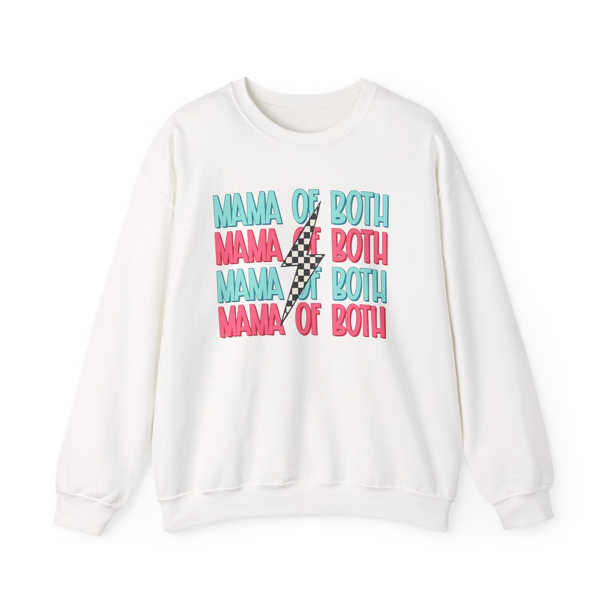 MAMA OF BOTH- Unisex Heavy Blend™ Crewneck Sweatshirt