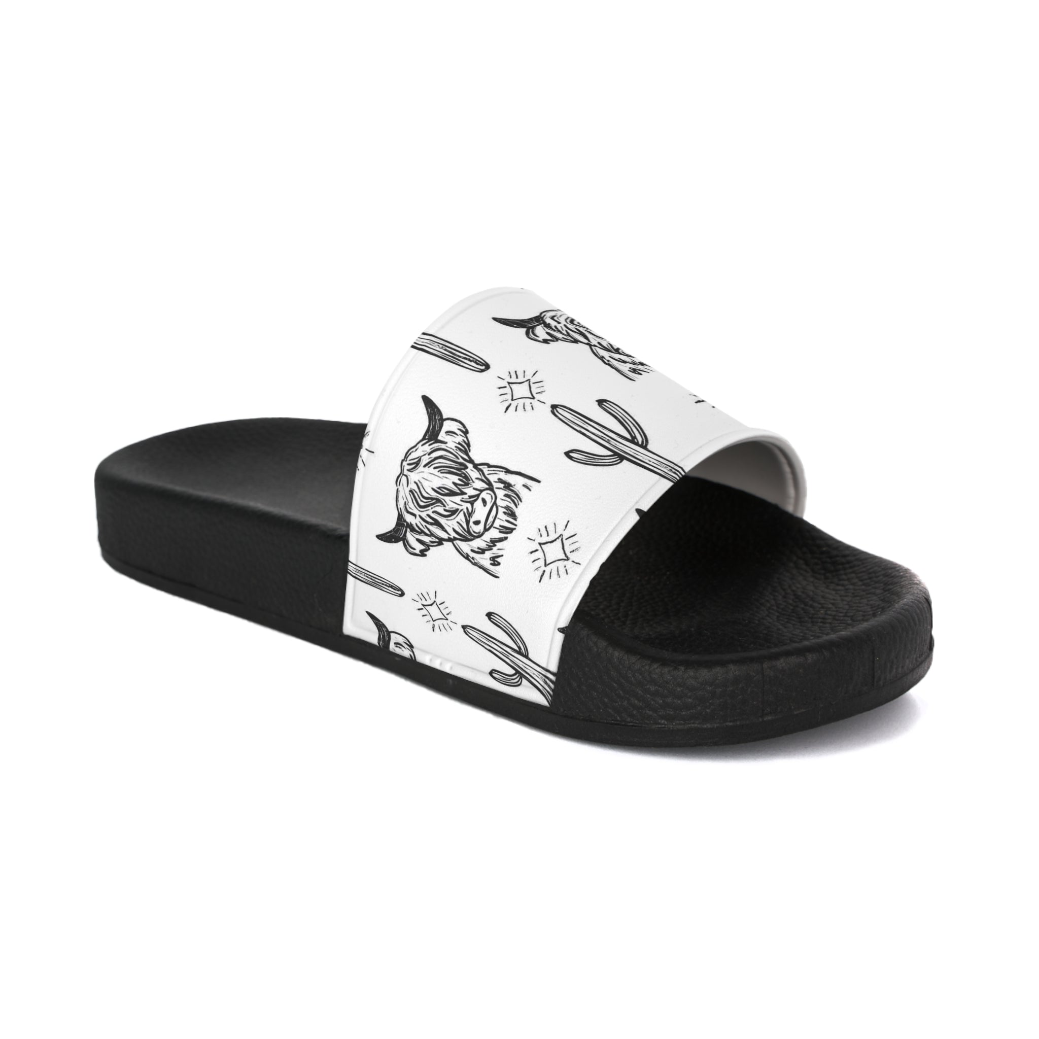 Highland Cow- Women's Slide Sandals