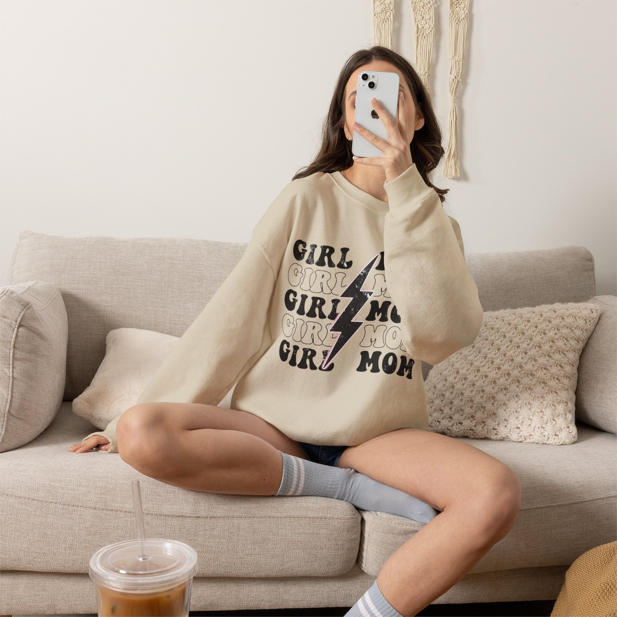 Girl Mama- Unisex Heavy Blend™ Crewneck Sweatshirt