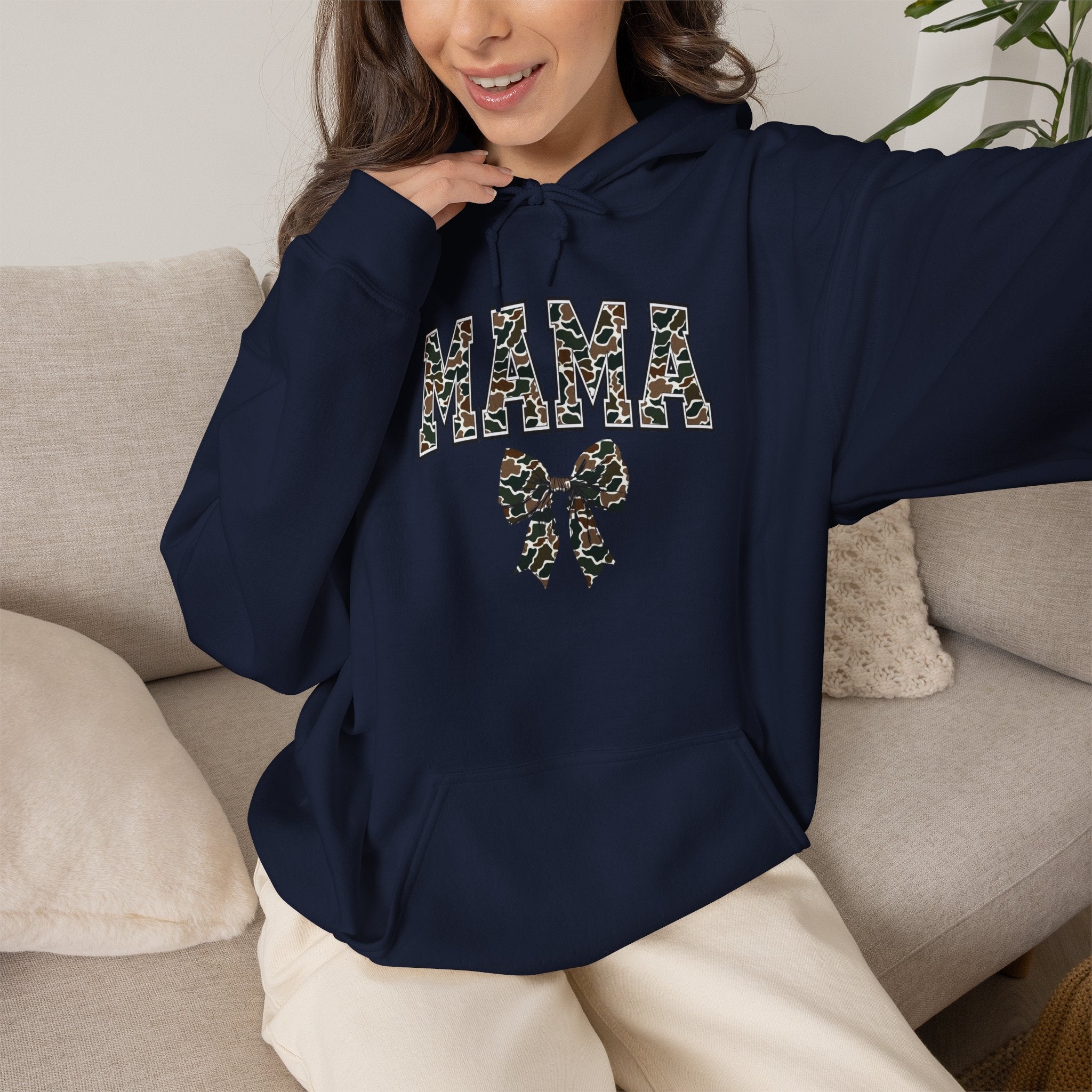 MAMA- Unisex Heavy Blend™ Hooded Sweatshirt