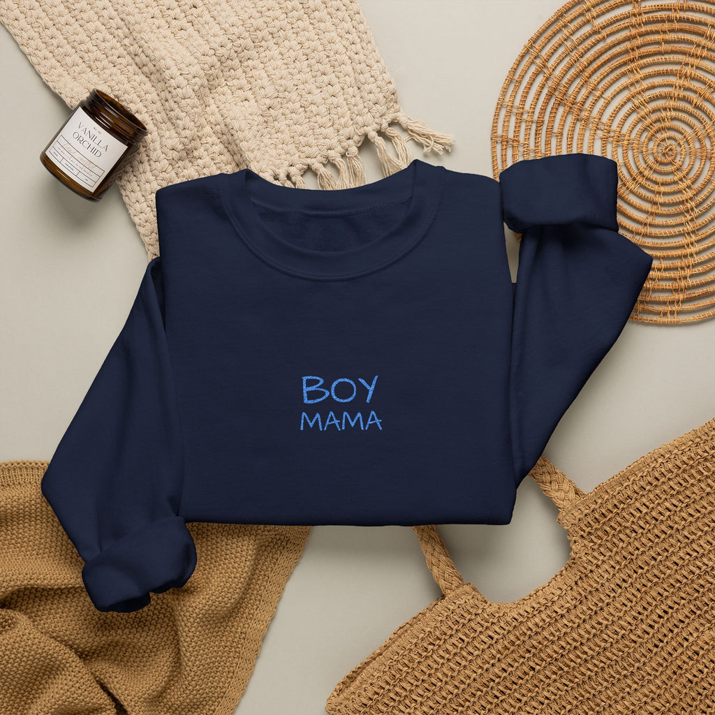 Boy Mama- Unisex Heavy Blend™ Crewneck Sweatshirt