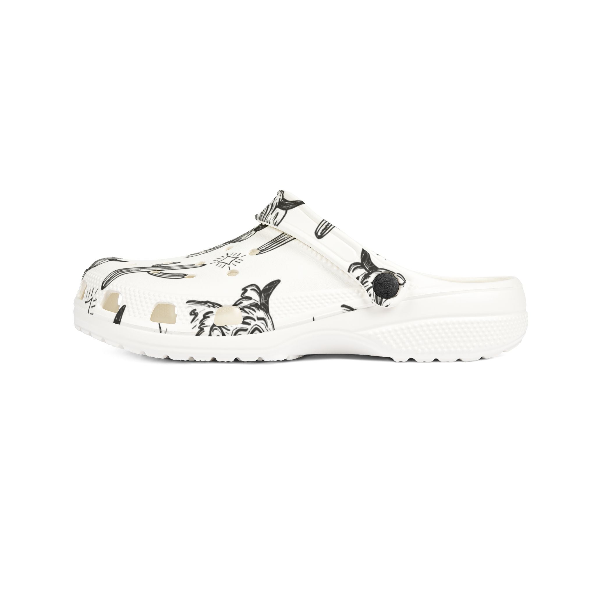 Highland Cow- EVA Foam Rubber Shoes (AOP)