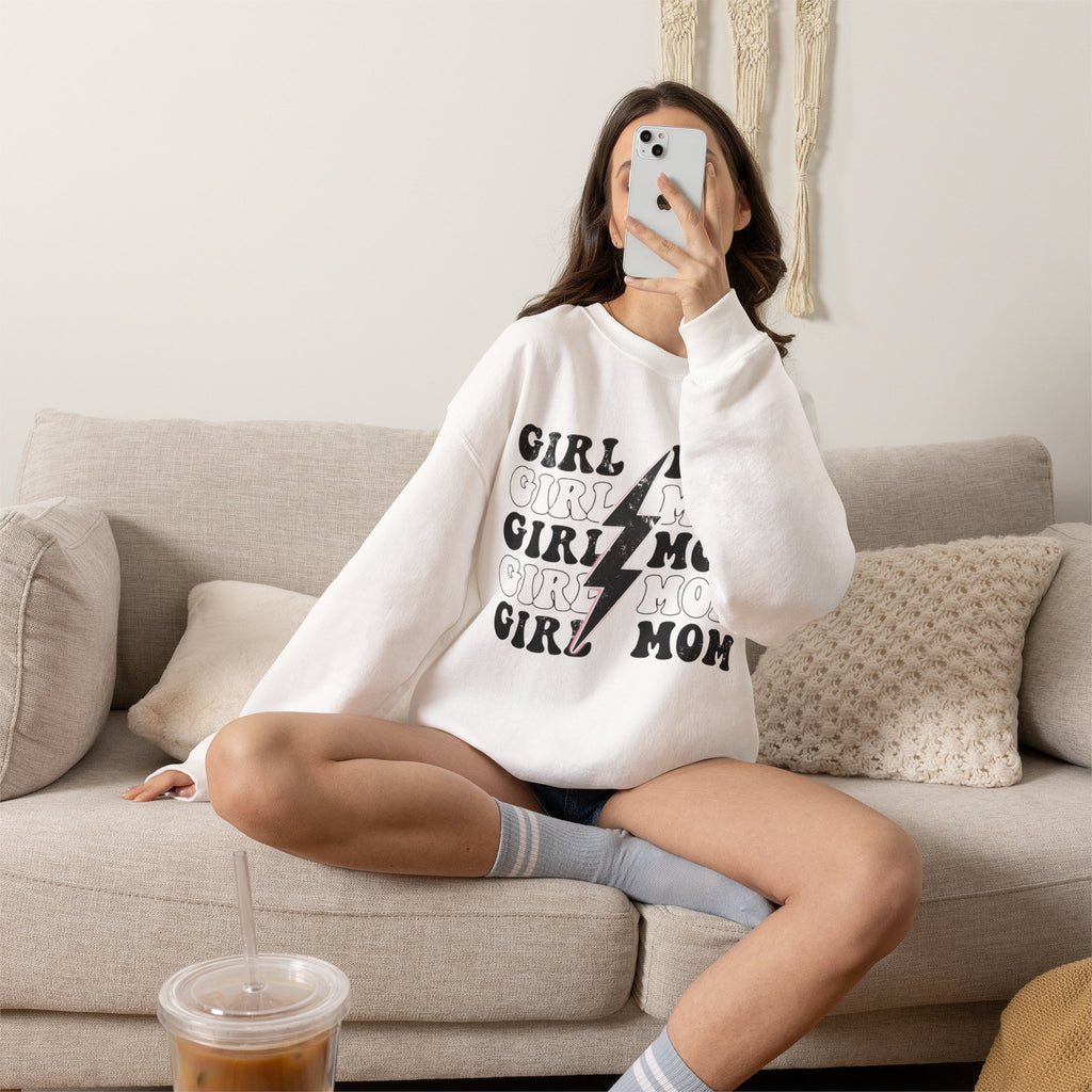 Girl Mama- Unisex Heavy Blend™ Crewneck Sweatshirt