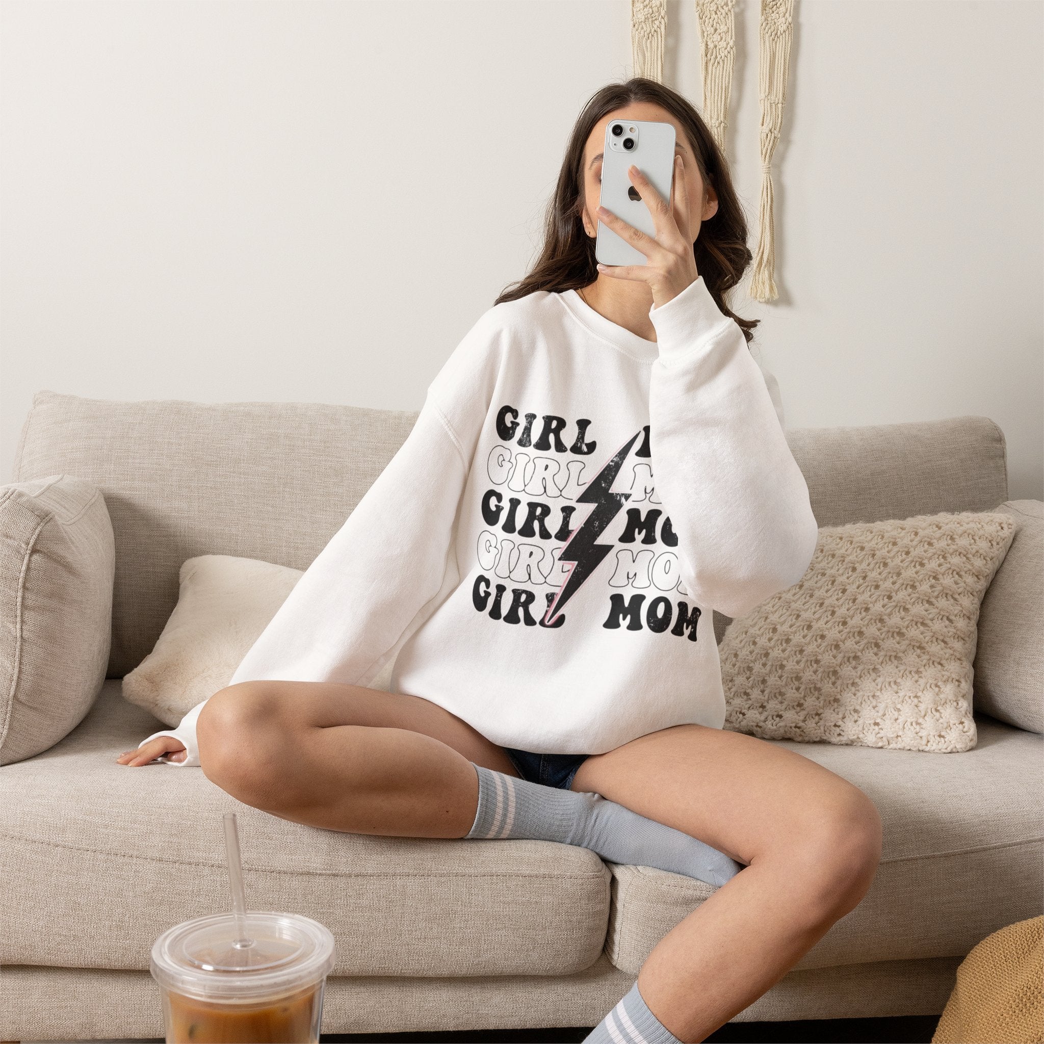 Girl Mama- Unisex Heavy Blend™ Crewneck Sweatshirt