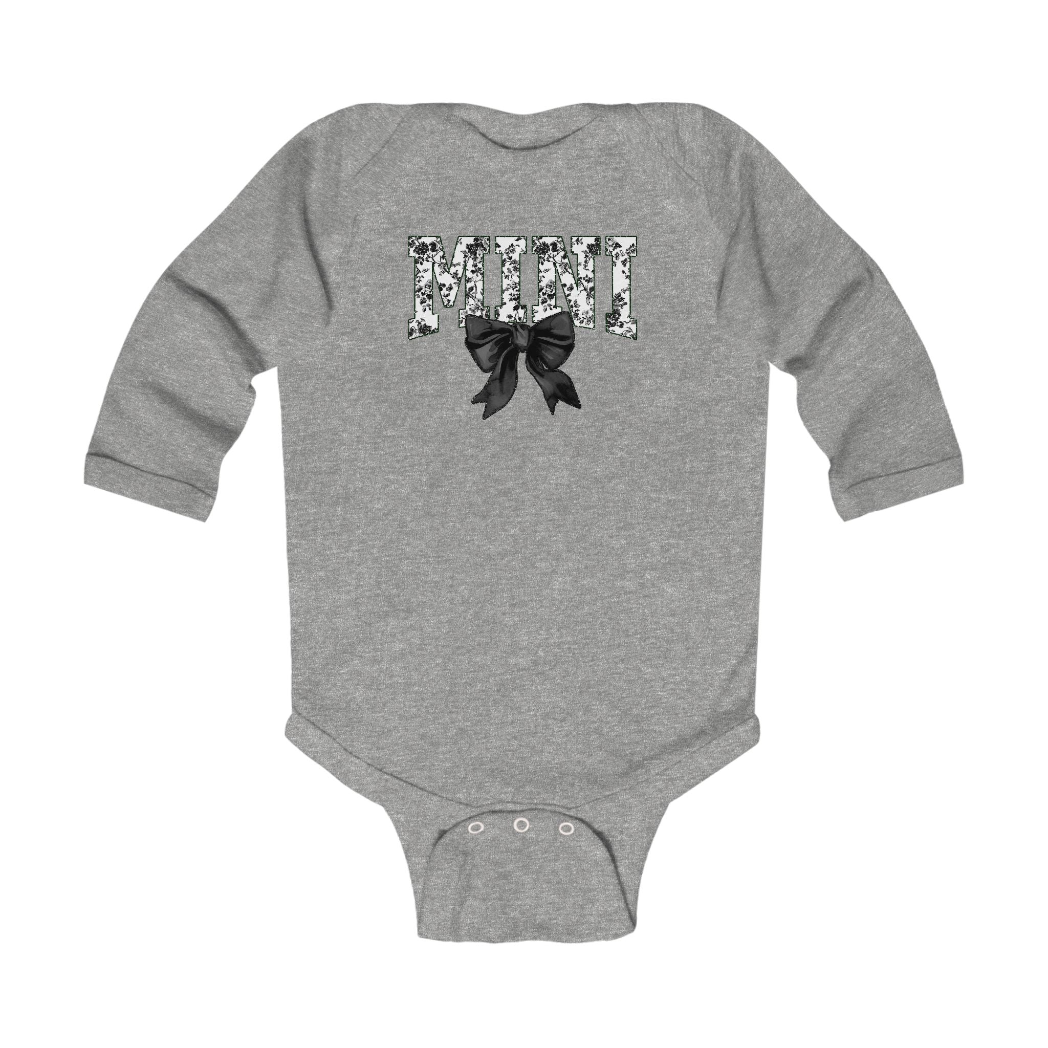MINI- Infant Long Sleeve Bodysuit