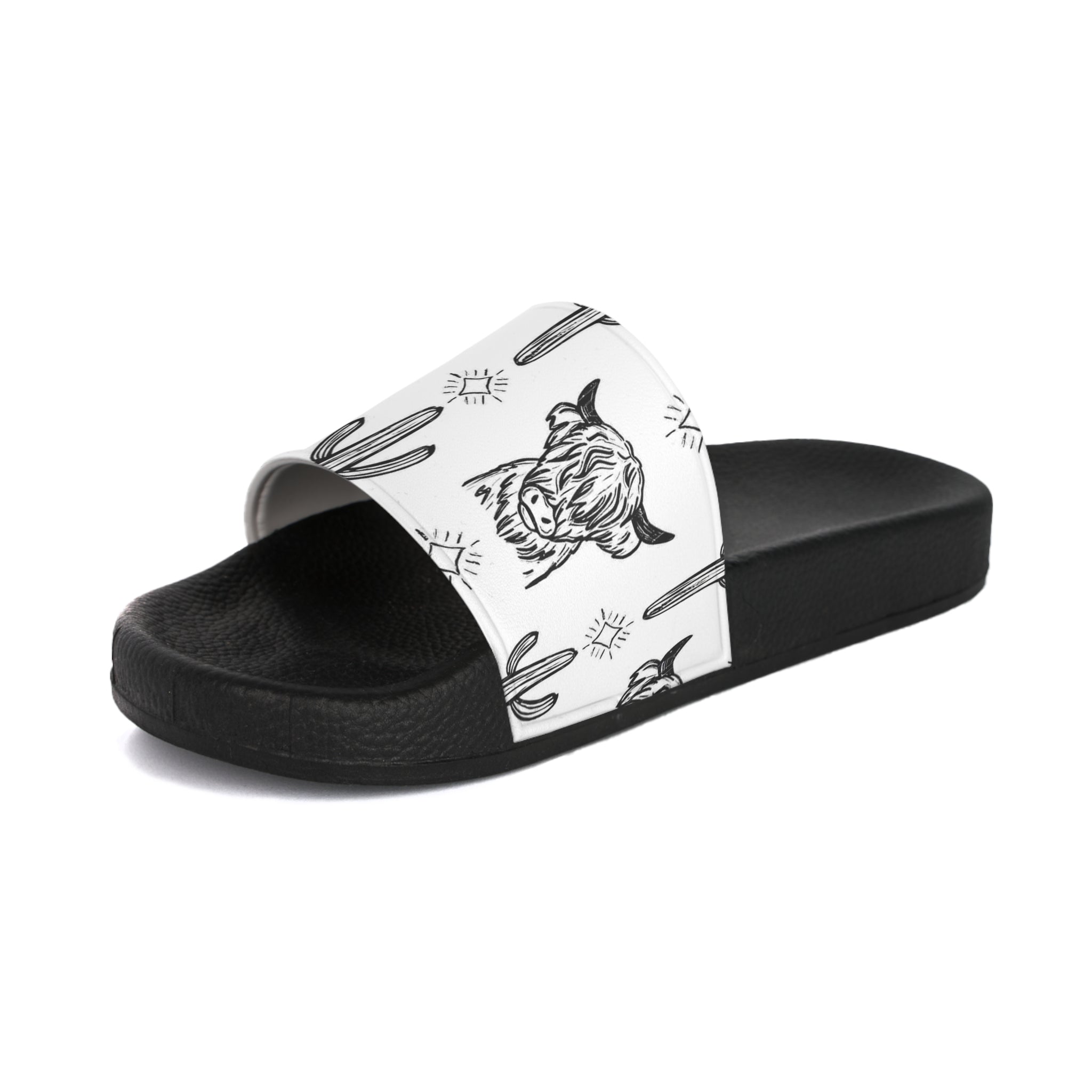 Highland Cow- Women's Slide Sandals