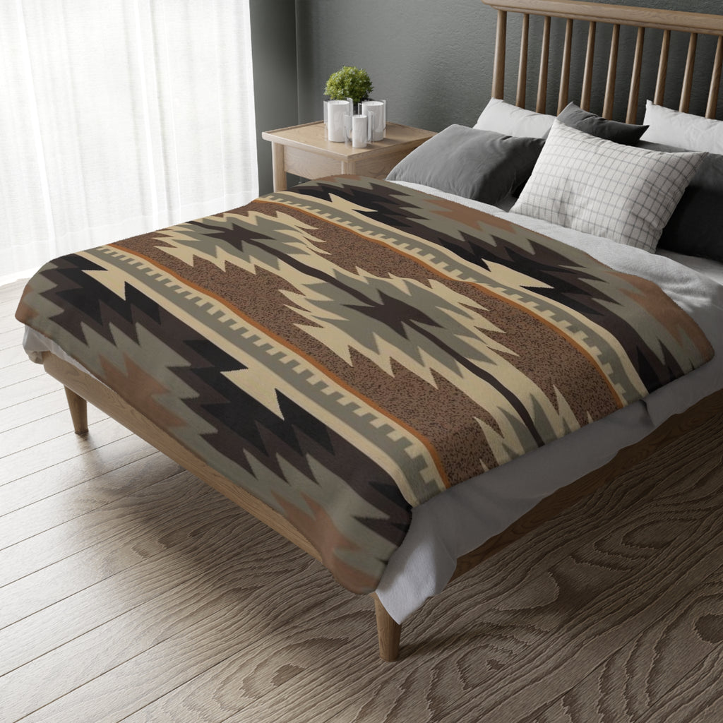 Velveteen Microfiber Blanket (Two-sided print)