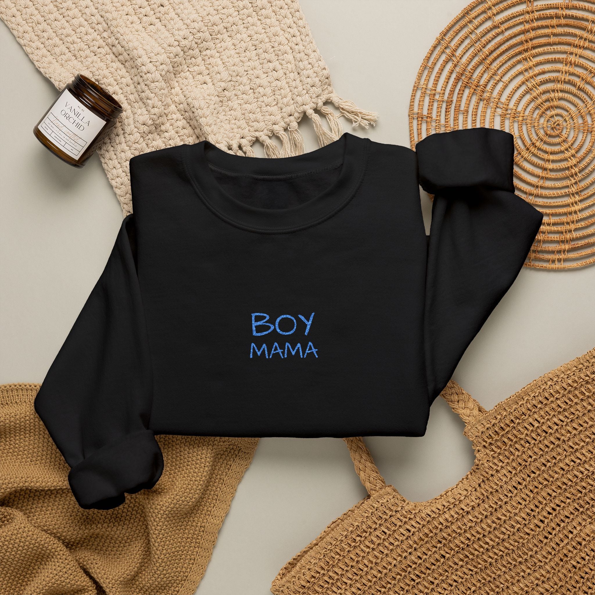 Boy Mama- Unisex Heavy Blend™ Crewneck Sweatshirt