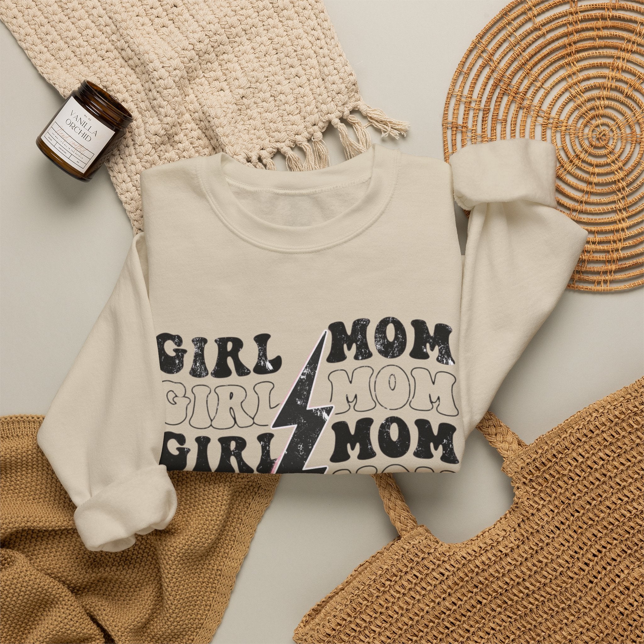 Girl Mama- Unisex Heavy Blend™ Crewneck Sweatshirt