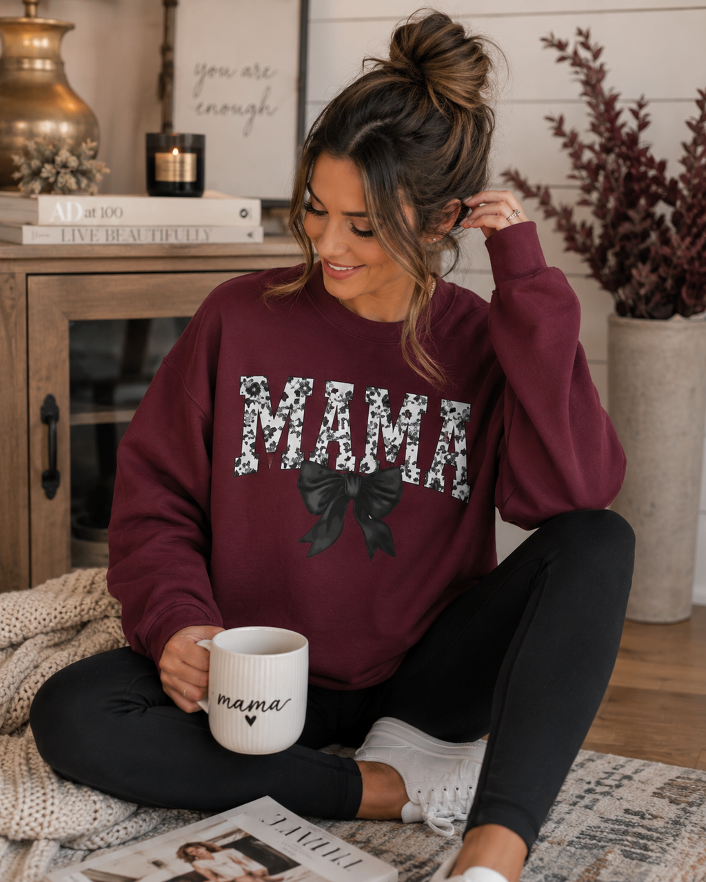 MAMA- Unisex Heavy Blend™ Crewneck Sweatshirt