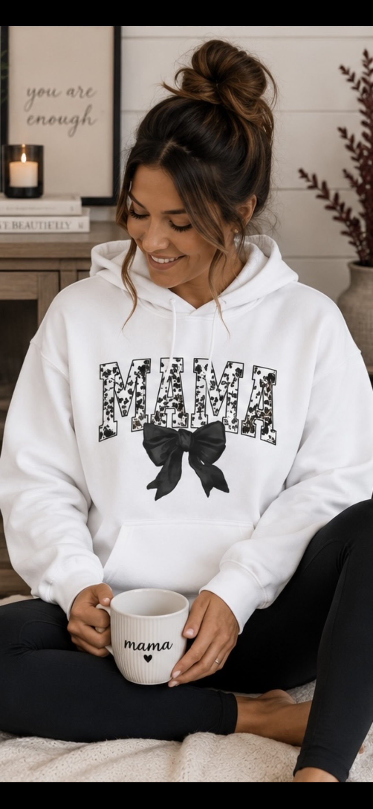 MAMA- Unisex Heavy Blend™ Hooded Sweatshirt