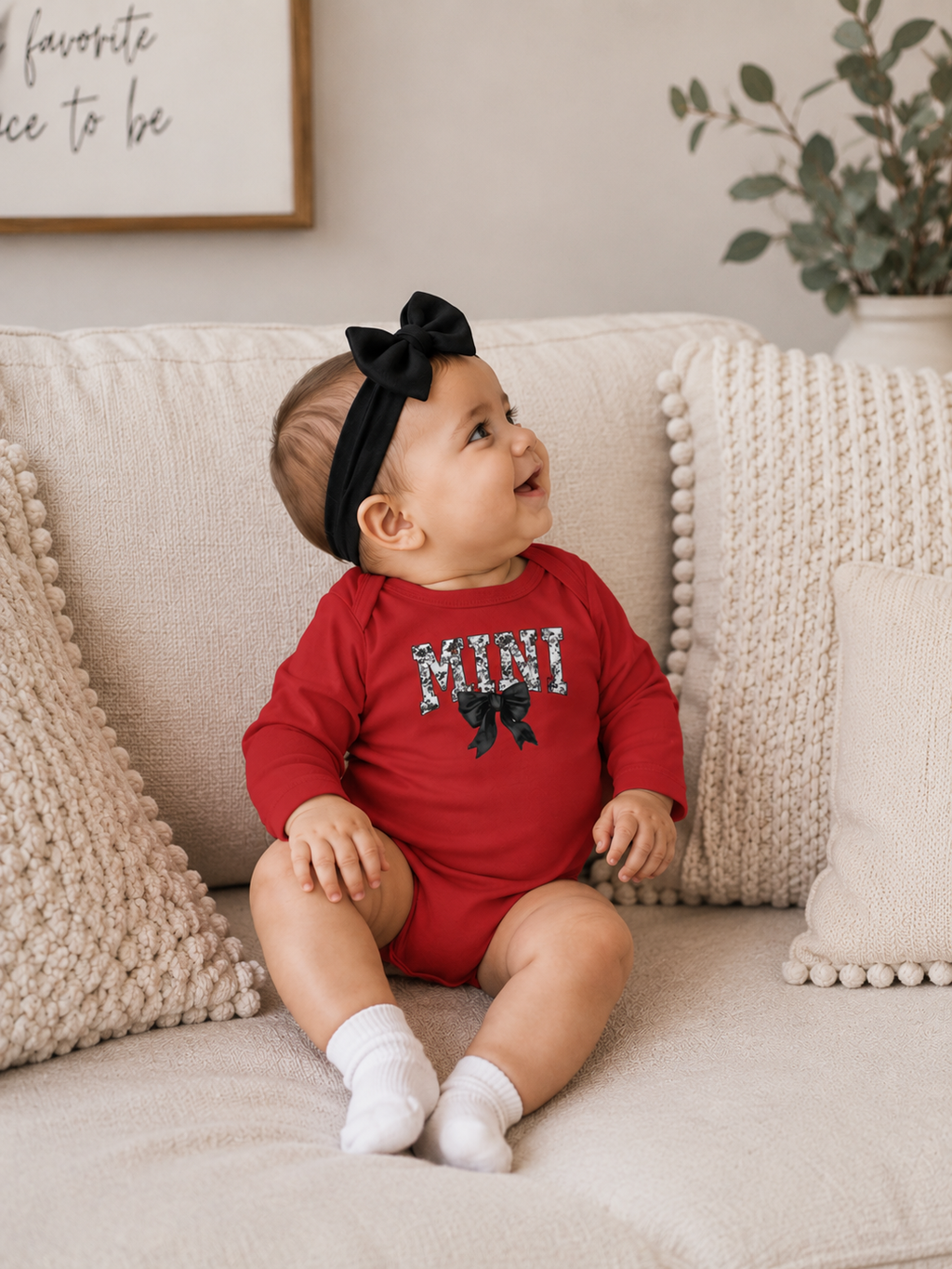 MINI- Infant Long Sleeve Bodysuit